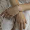 Schlichtes Armband, Silberkette, hochwertiger Schmuck